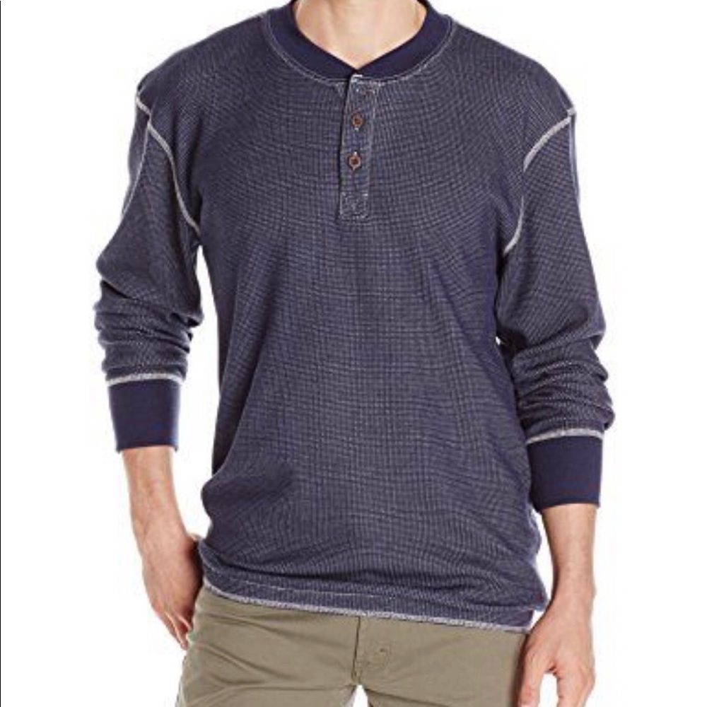 👯♀️Host Pick⚡️ Wrangler Authentics Long Sleeve Waffle Henley Shirt - Picture 1 of 9
